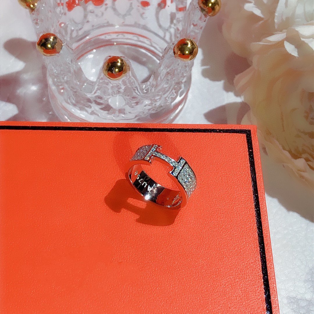 [⭐Clover Jewelry]H RING FULL DIAMOND