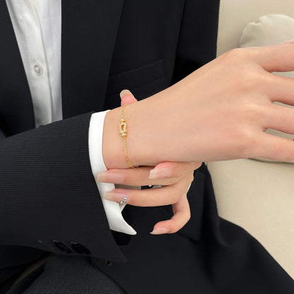 [⭐Clover Jewelry]FORCE 10 SMALL CHAIN BRACELET