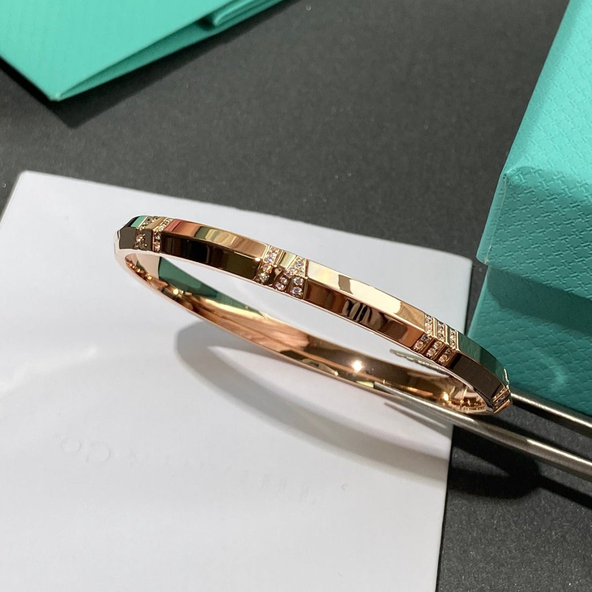 [Clover Jewelry]ATLAS X PINK GOLD BRACELET