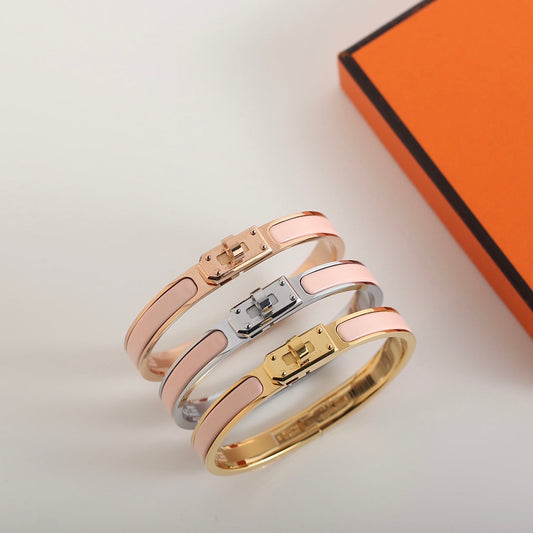 [⭐Clover Jewelry]HM KELLY LIGHT PINK BRACELET