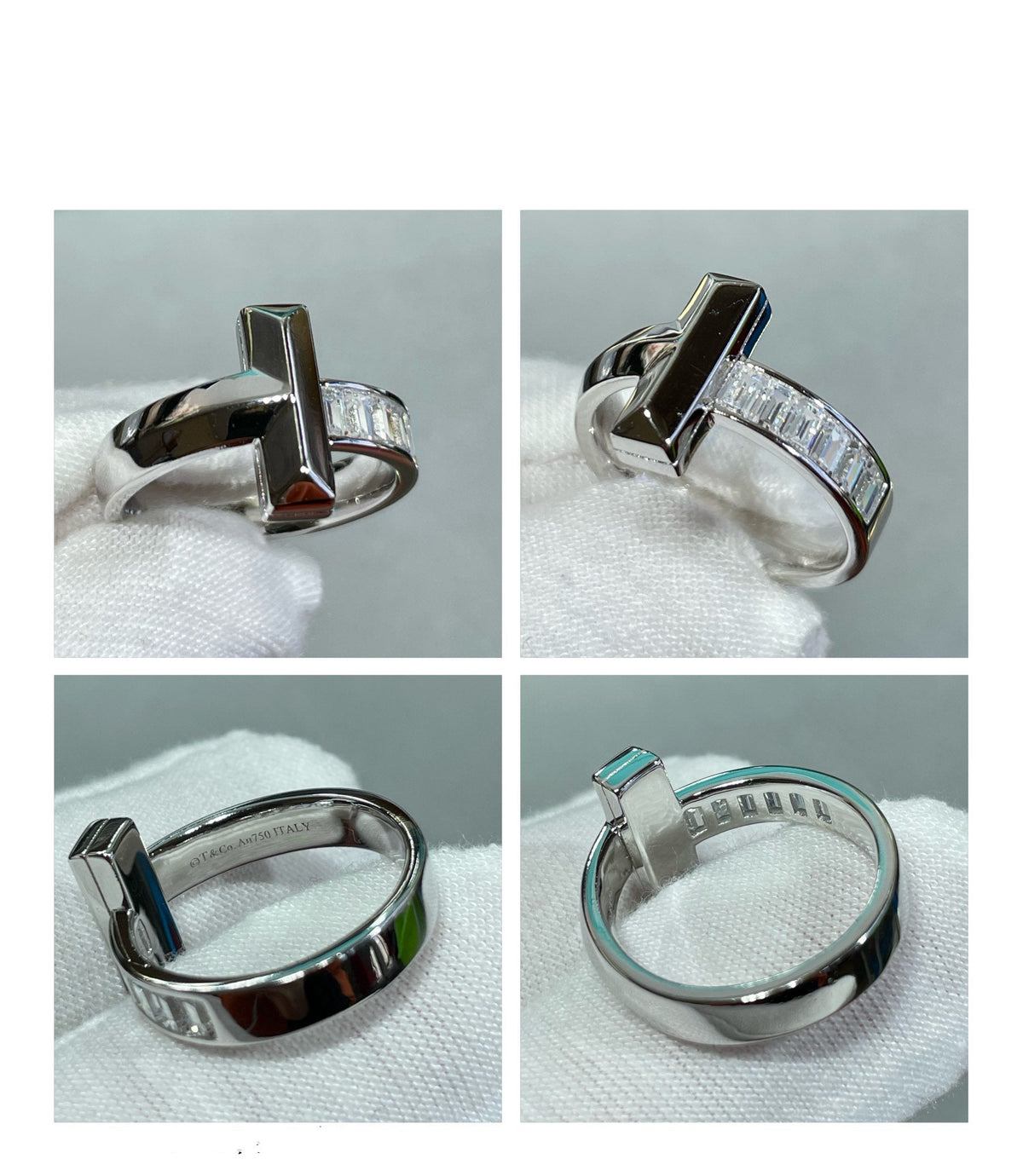 [Clover Jewelry]T1 WIDE 4.5MM DIAMOND RING