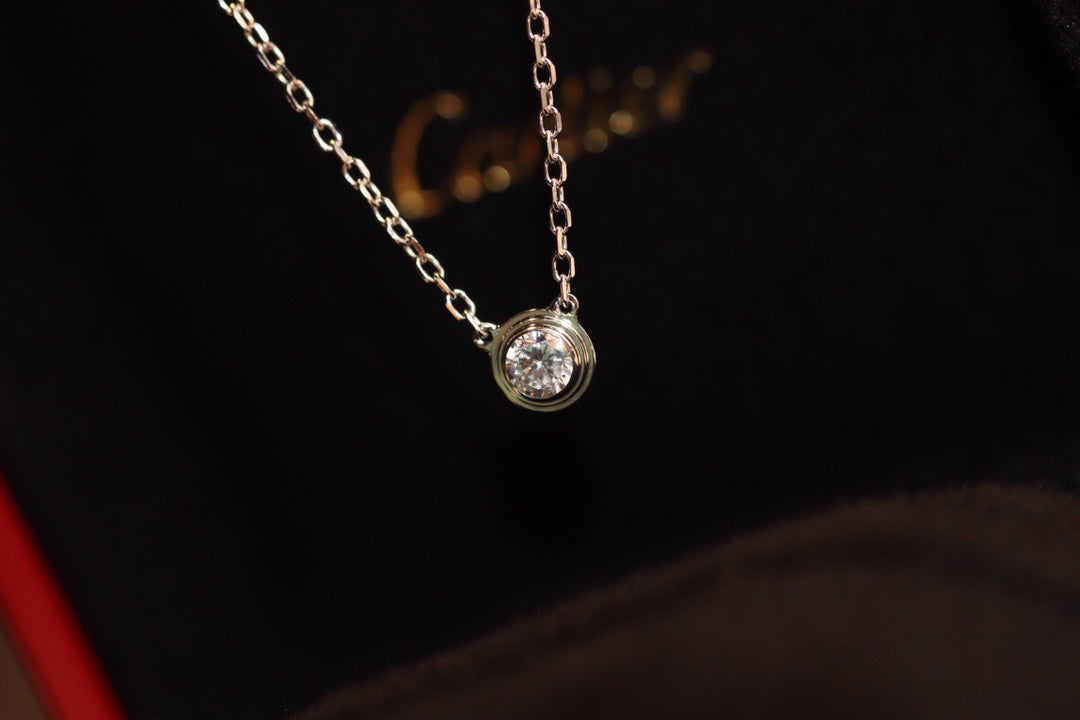 [⭐Clover Jewelry]DAMOUR DIAMOND NECKLACE