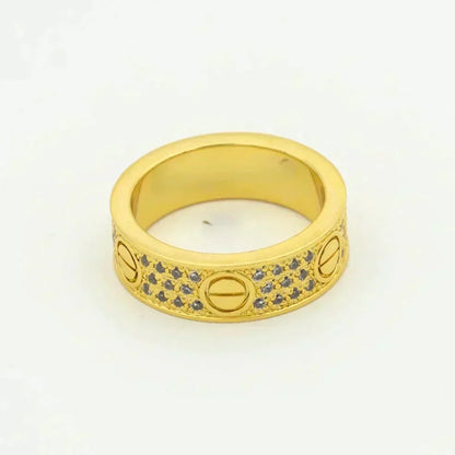 [⭐Clover Jewelry]LOVE RING 5.5MM DIAMONDS PAVED