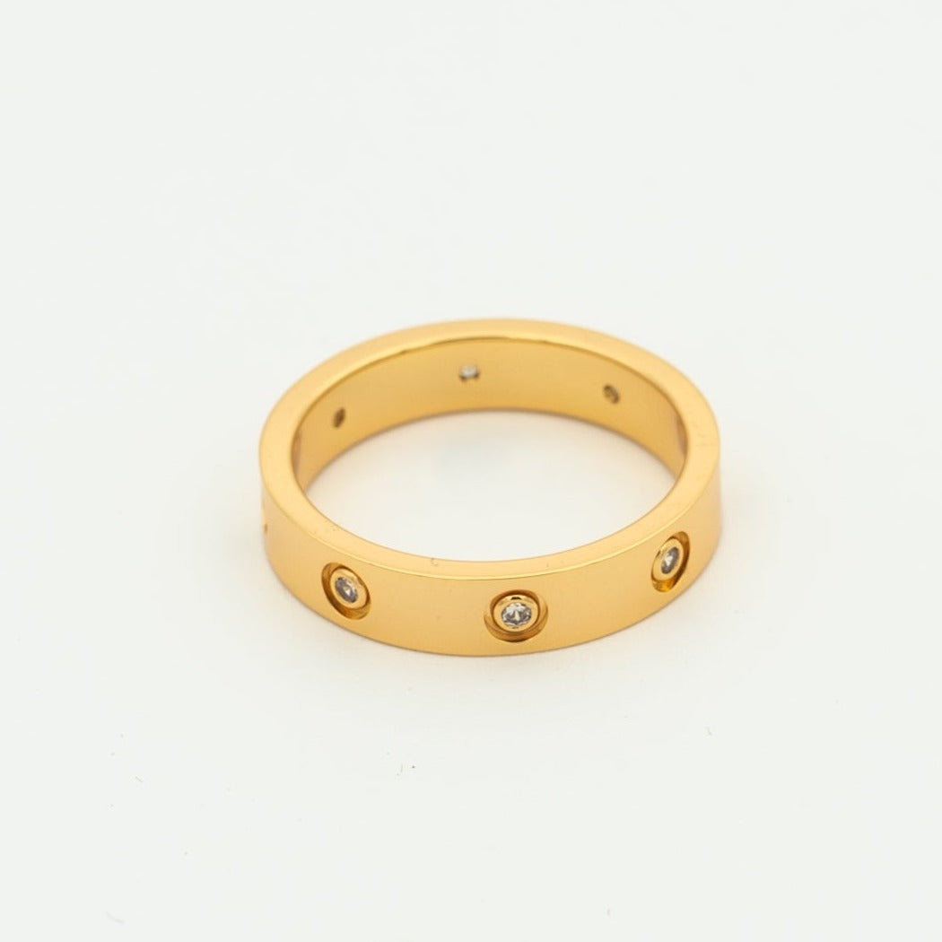 [⭐Clover Jewelry]LOVE RING 3.6MM 8 DIAMONDS