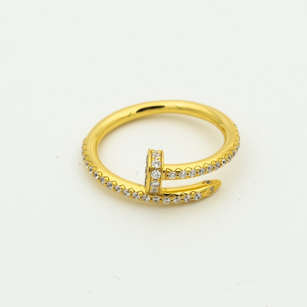 [⭐Clover Jewelry]JUSTE RING 1.8MM GOLD DIAMONDS
