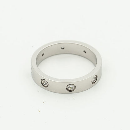 [⭐Clover Jewelry]LOVE RING 3.6MM 8 DIAMONDS