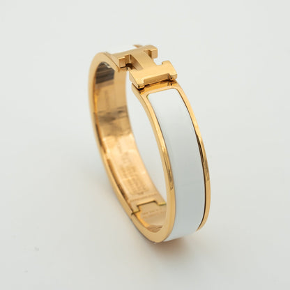 [⭐Clover Jewelry]H WHITE BRACELET