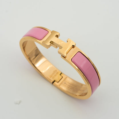 [⭐Clover Jewelry]H PINK BRACELET