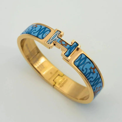 [⭐Clover Jewelry]H BRACELET BLUE MULTICOLOR