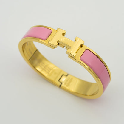 [⭐Clover Jewelry]H PINK BRACELET
