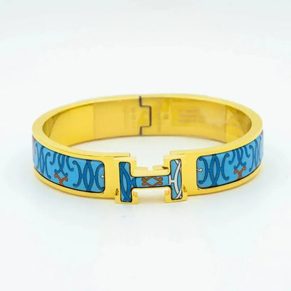 [⭐Clover Jewelry]H BRACELET BLUE MULTICOLOR