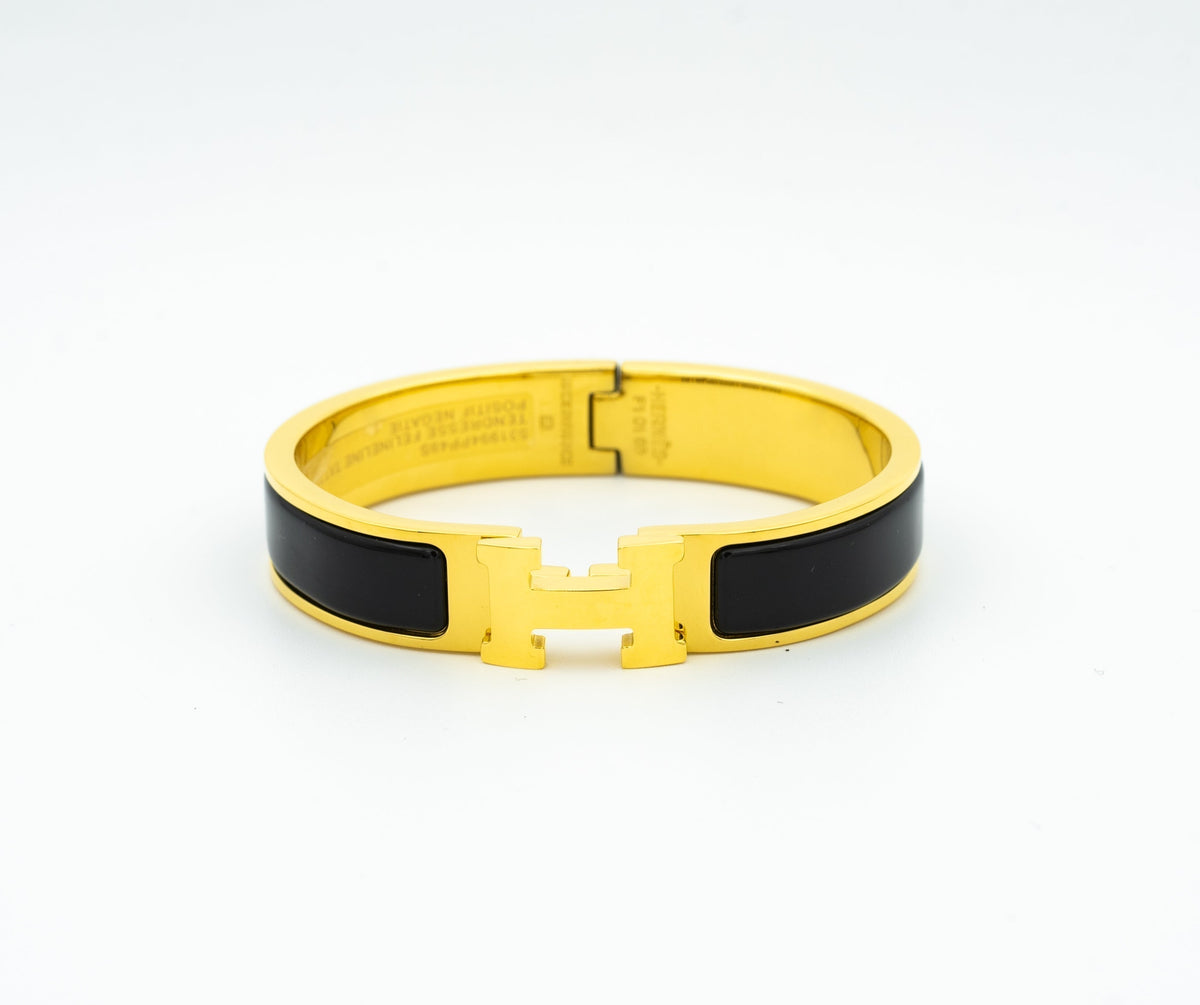 [⭐Clover Jewelry]H BLACK BRACELET