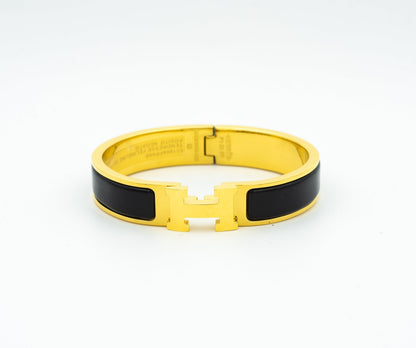 [⭐Clover Jewelry]H BLACK BRACELET