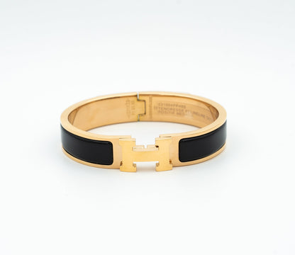 [⭐Clover Jewelry]H BLACK BRACELET