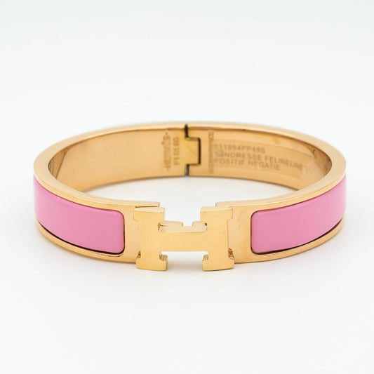 [⭐Clover Jewelry]H PINK BRACELET