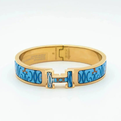 [⭐Clover Jewelry]H BRACELET BLUE MULTICOLOR