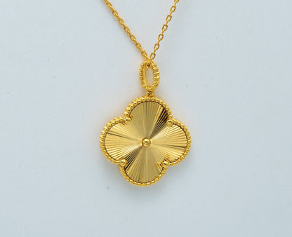 [⭐Clover Jewelry]CLOVER 25MM PEDANT NECKLACE GOLD