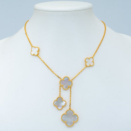 [⭐Clover Jewelry]CLOVER MOTHER OF PEARL NECKLACE 6 MOTIF