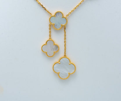 [⭐Clover Jewelry]CLOVER MOTHER OF PEARL NECKLACE 6 MOTIF