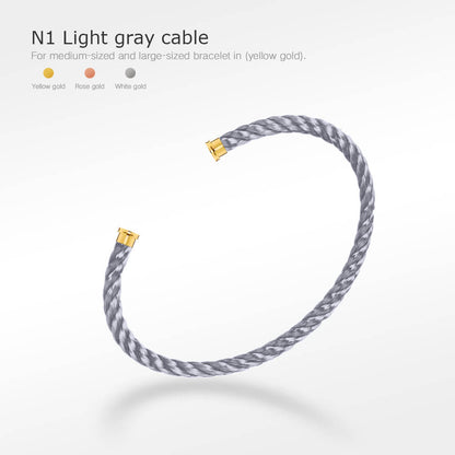 [⭐Clover Jewelry]FORCE SERIES BRACELET CABLES 50 CHOICES (DIY SELECTION)