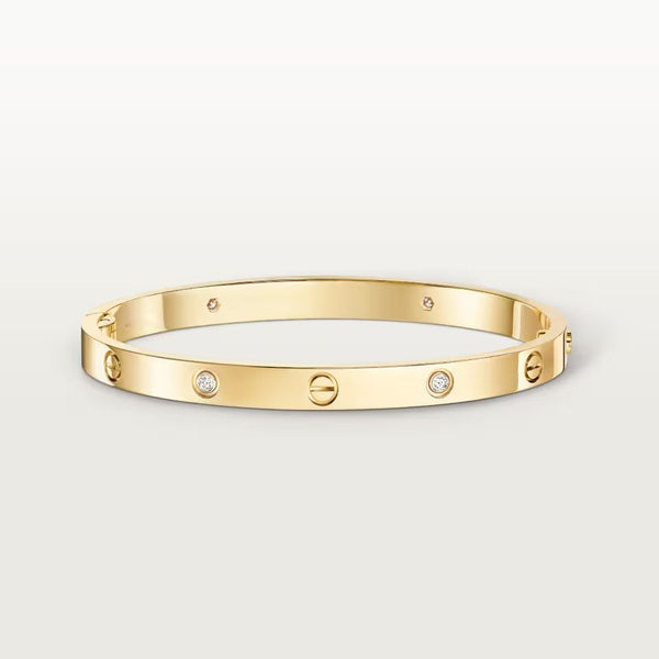 [⭐Clover Jewelry]LOVE BRACELET 4.8MM 4 DIAMONDS