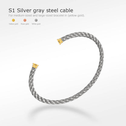 [⭐Clover Jewelry]FORCE SERIES BRACELET CABLES 50 CHOICES (DIY SELECTION)