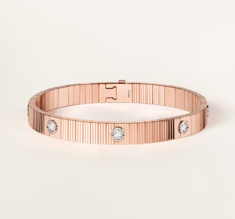 [⭐Clover Jewelry]NEW 7 MM 7-DIAMOND HEART-SHAPED BRACELET