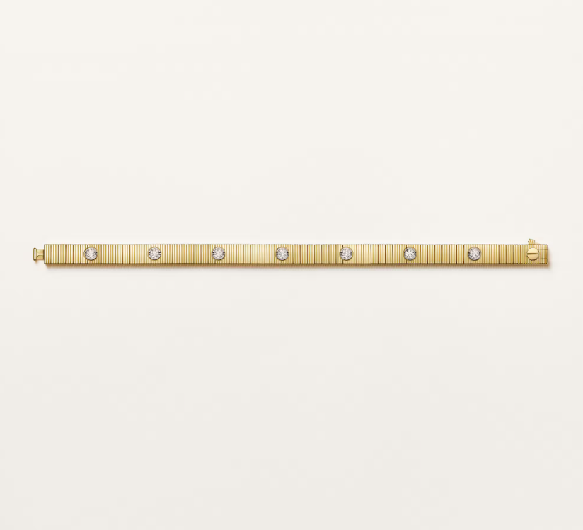 [⭐Clover Jewelry]NEW 7 MM 7-DIAMOND HEART-SHAPED BRACELET