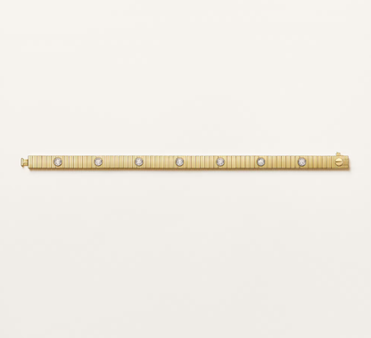 [⭐Clover Jewelry]NEW 7 MM 7-DIAMOND HEART-SHAPED BRACELET