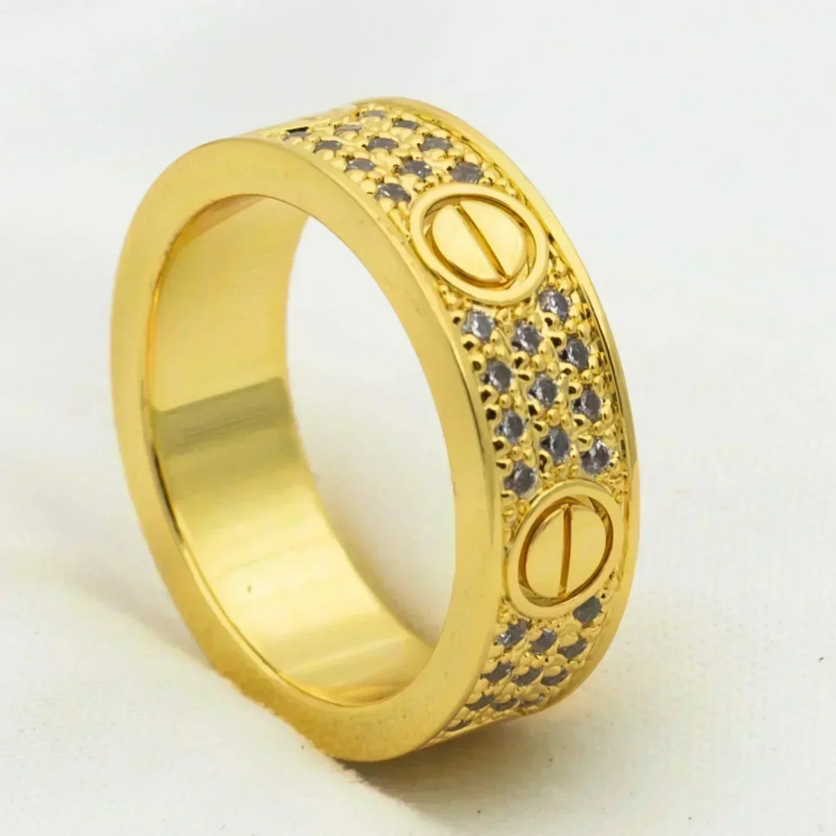 [⭐Clover Jewelry]LOVE RING 5.5MM DIAMONDS PAVED