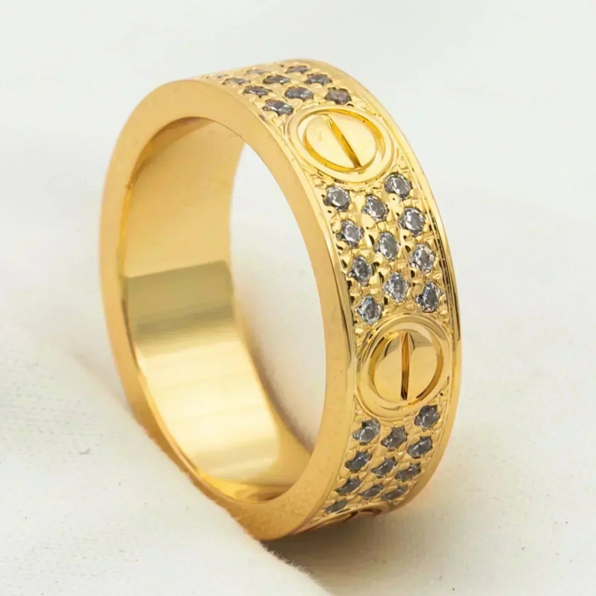 [⭐Clover Jewelry]LOVE RING 5.5MM DIAMONDS PAVED