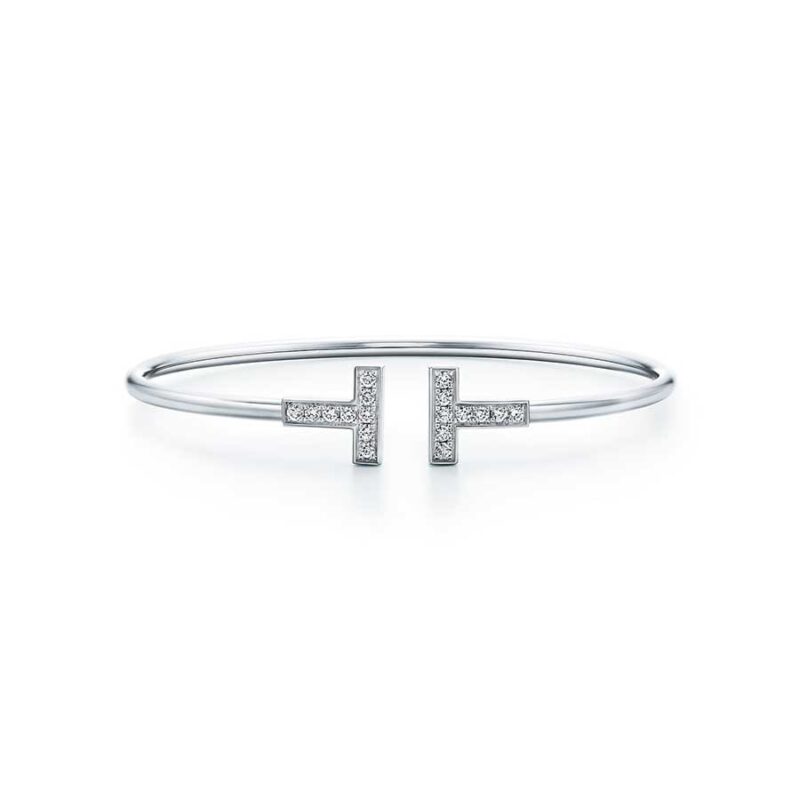 [Clover Jewelry]T BRACELET 1.8MM DIAMOND SILVER