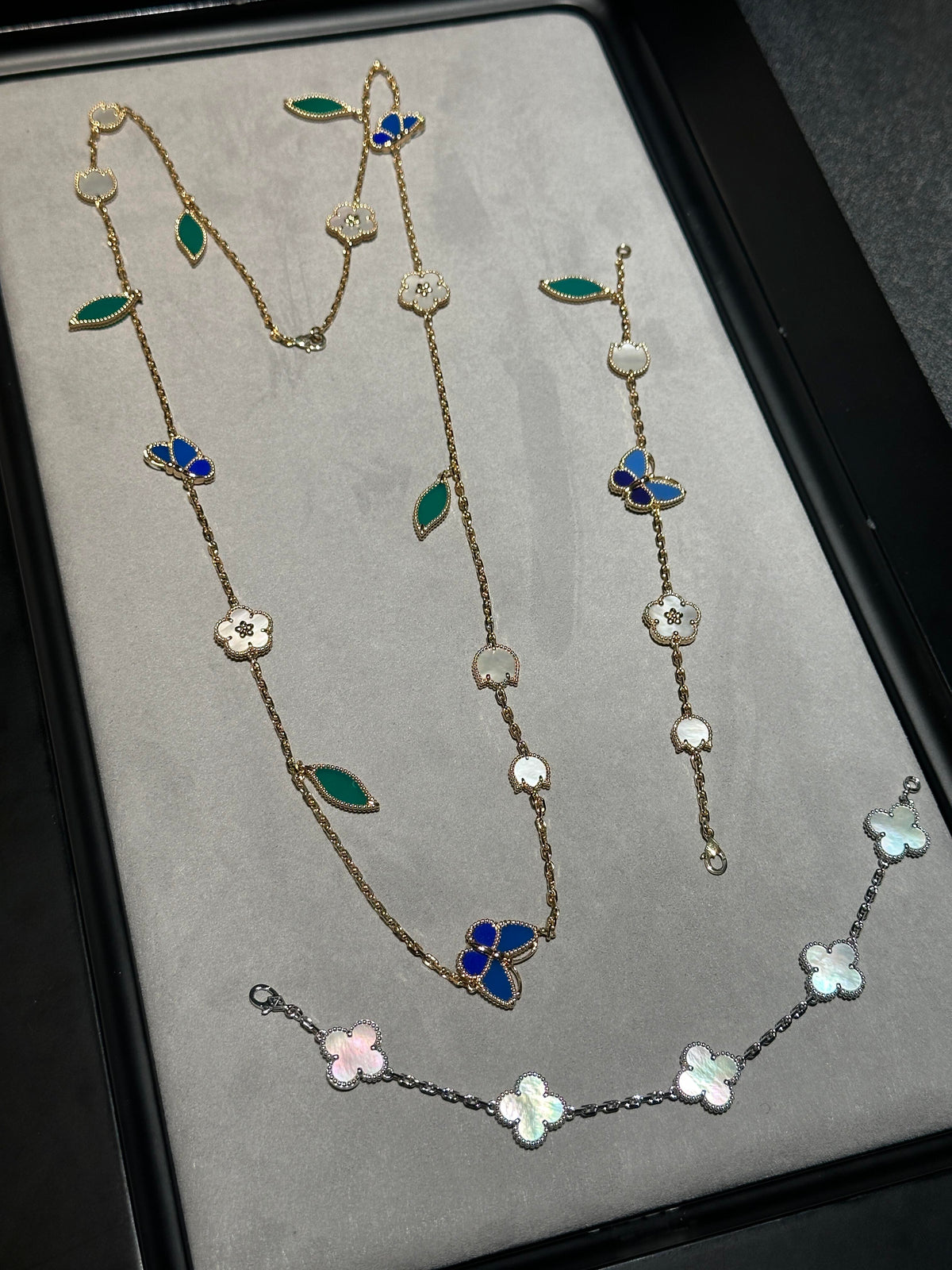 [⭐Clover Jewelry] 26 NEW CLOVER 15 MOTIFS LUCKY NECKLACE