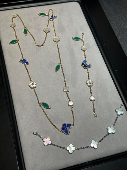 [⭐Clover Jewelry] 26 NEW CLOVER 15 MOTIFS LUCKY NECKLACE