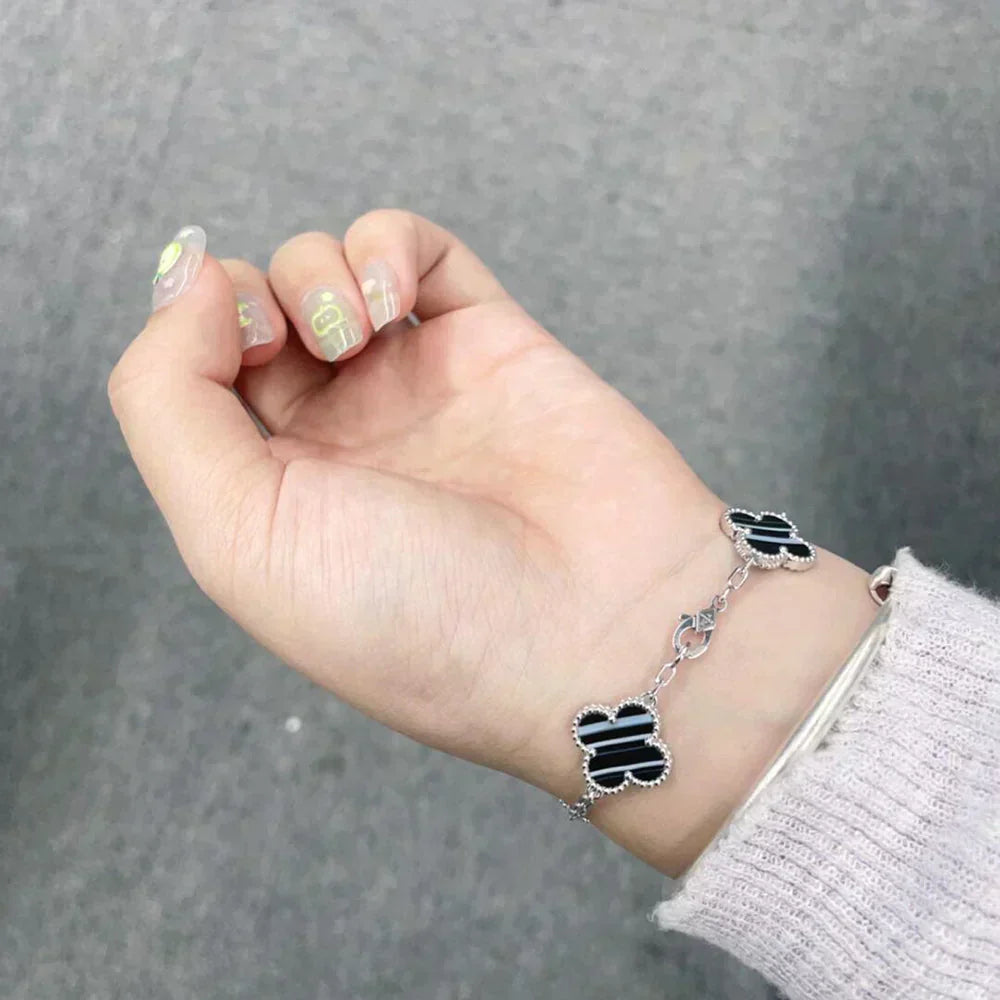 [⭐Clover Jewelry] CLOVER 5 MOTIF PULSAR STONE BRACELET COLLECTION