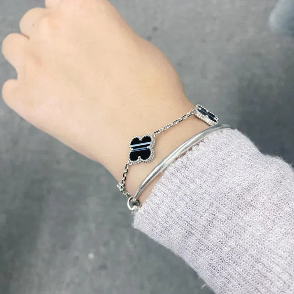 [⭐Clover Jewelry] CLOVER 5 MOTIF PULSAR STONE BRACELET COLLECTION