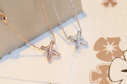 [⭐Clover Jewelry]JEUX DE DIAMOND NECKLACE