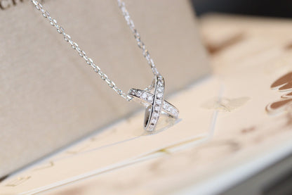 [⭐Clover Jewelry]JEUX DE DIAMOND NECKLACE