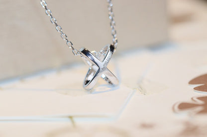 [⭐Clover Jewelry]JEUX DE DIAMOND NECKLACE