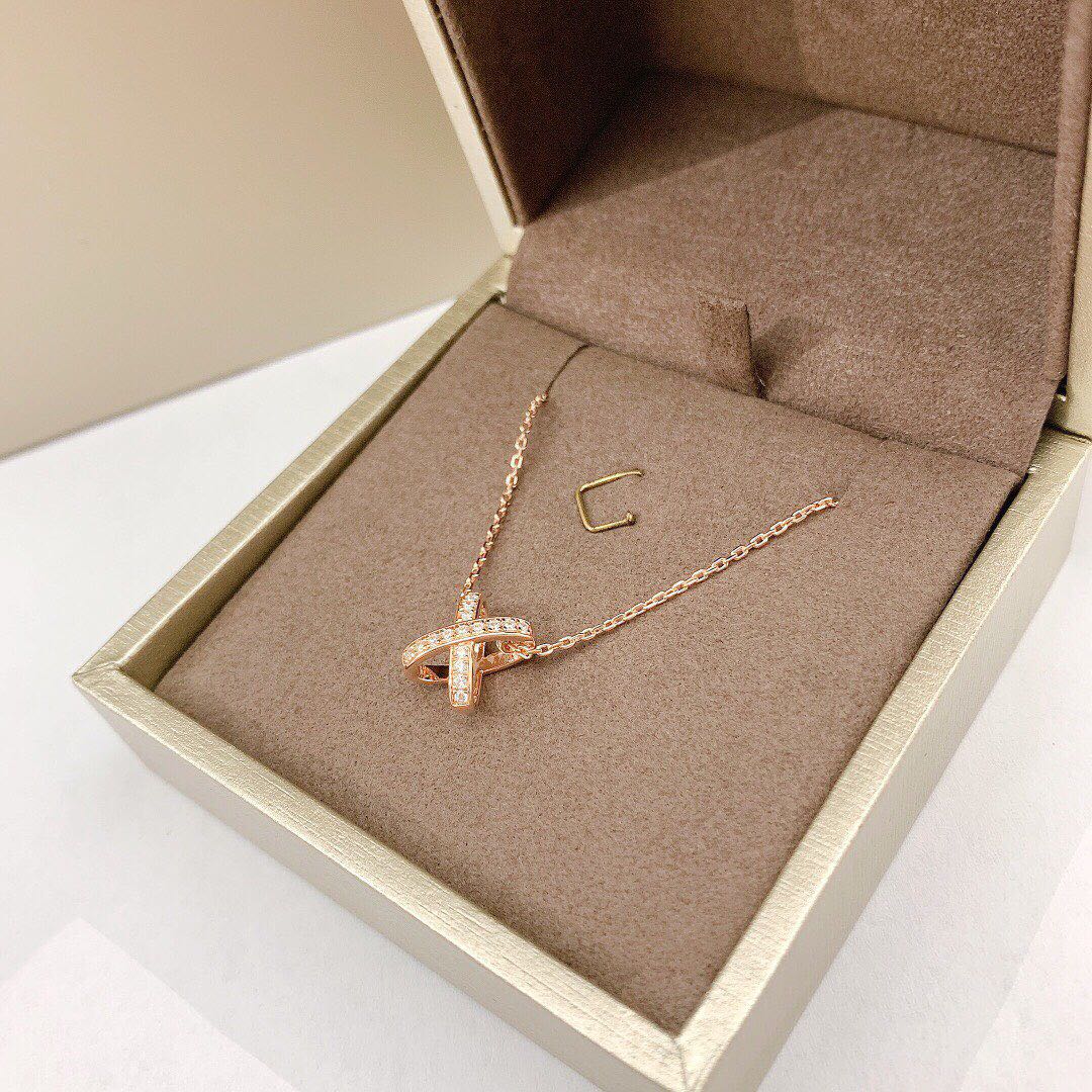 [⭐Clover Jewelry]JEUX DE DIAMOND NECKLACE