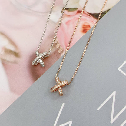 [⭐Clover Jewelry]JEUX DE DIAMOND NECKLACE