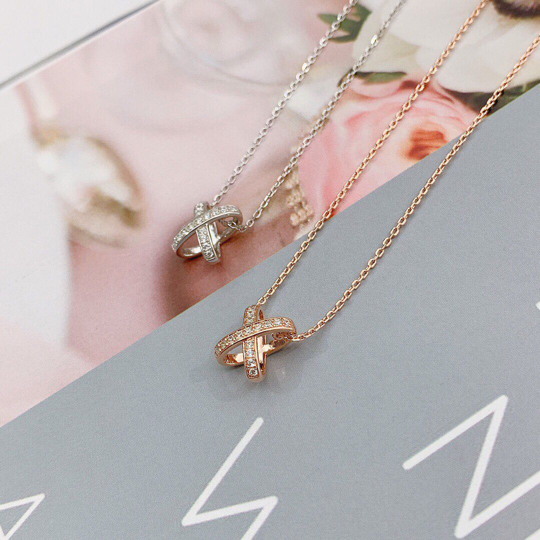 [⭐Clover Jewelry]JEUX DE DIAMOND NECKLACE
