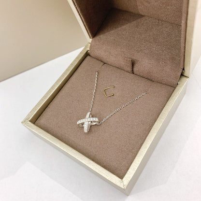 [⭐Clover Jewelry]JEUX DE DIAMOND NECKLACE