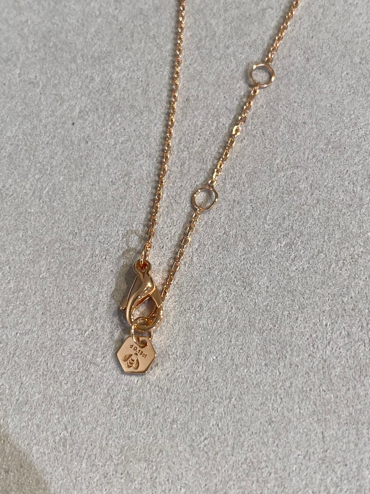 [⭐Clover Jewelry]BEE LOVE DIAMOND NECKLACE
