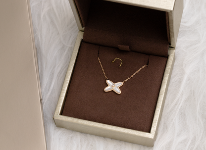 [⭐Clover Jewelry]JEUX DE NECKLACE 1 DIAMOND