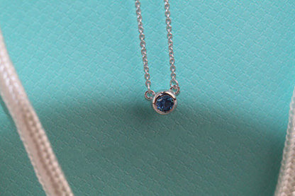 [Clover Jewelry]ELSA PERETTI SERIES SINGLE DIAMOND SIMPLE NECKLACE