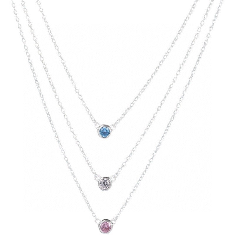 [Clover Jewelry]ELSA PERETTI SERIES SINGLE DIAMOND SIMPLE NECKLACE