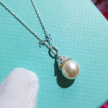 [Clover Jewelry]PEARL PENDANT GATSBY ZIEGFELD PEARL SILVER NECKLACE