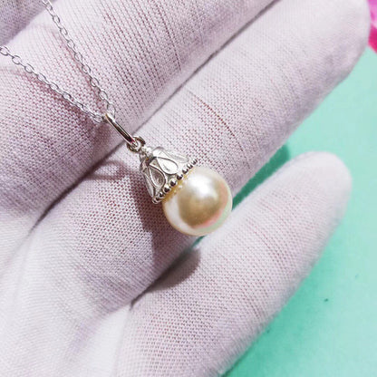 [Clover Jewelry]PEARL PENDANT GATSBY ZIEGFELD PEARL SILVER NECKLACE