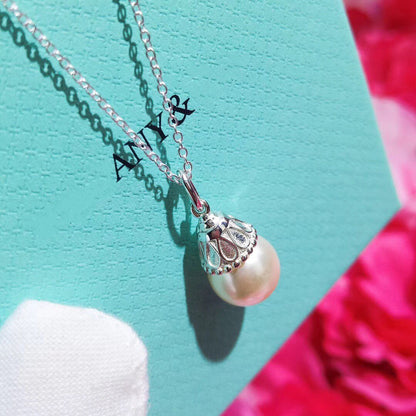 [Clover Jewelry]PEARL PENDANT GATSBY ZIEGFELD PEARL SILVER NECKLACE